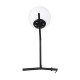 GloboStar® ELFIS 01100 Μοντέρνο Επιτραπέζιο Φωτιστικό Πορτατίφ Μονόφωτο 1 x E27 Λευκή Γυάλινη Μπάλα με Μεταλλικό Μαύρο Σώμα Φ15 x Υ41cm GloboStar® ELFIS 01100 Μοντέρνο Επιτραπέζιο Φωτιστικό Πορτατίφ Μονόφωτο 1 x E27 Λευκή Γυάλινη Μπάλα με Μεταλλικό Μαύρο Σώμα Φ15 x Υ41cm