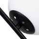 GloboStar® ELFIS 01100 Μοντέρνο Επιτραπέζιο Φωτιστικό Πορτατίφ Μονόφωτο 1 x E27 Λευκή Γυάλινη Μπάλα με Μεταλλικό Μαύρο Σώμα Φ15 x Υ41cm GloboStar® ELFIS 01100 Μοντέρνο Επιτραπέζιο Φωτιστικό Πορτατίφ Μονόφωτο 1 x E27 Λευκή Γυάλινη Μπάλα με Μεταλλικό Μαύρο Σώμα Φ15 x Υ41cm