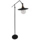 GloboStar® WYNGE 01101 Vintage Industrial Φωτιστικό Δαπέδου Μονόφωτο Μαύρο Μεταλλικό με Χρυσό Ντουί Φ26 x Υ174cm GloboStar® WYNGE 01101 Vintage Industrial Φωτιστικό Δαπέδου Μονόφωτο Μαύρο Μεταλλικό με Χρυσό Ντουί Φ26 x Υ174cm