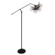 GloboStar® WYNGE 01101 Vintage Industrial Φωτιστικό Δαπέδου Μονόφωτο Μαύρο Μεταλλικό με Χρυσό Ντουί Φ26 x Υ174cm GloboStar® WYNGE 01101 Vintage Industrial Φωτιστικό Δαπέδου Μονόφωτο Μαύρο Μεταλλικό με Χρυσό Ντουί Φ26 x Υ174cm