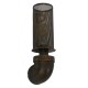 GloboStar® RAZA 01105 Vintage Industrial Φωτιστικό Τοίχου Απλίκα Μονόφωτο Καφέ Σκουριά Μεταλλικό Πλέγμα Φ10 x Μ13 x Π10 x Υ39cm GloboStar® RAZA 01105 Vintage Industrial Φωτιστικό Τοίχου Απλίκα Μονόφωτο Καφέ Σκουριά Μεταλλικό Πλέγμα Φ10 x Μ13 x Π10 x Υ39cm