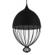 GloboStar® CANARIO 01107 Vintage Κρεμαστό Φωτιστικό Οροφής Μονόφωτο Μαύρο Μεταλλικό Πλέγμα Φ28 x Y47cm GloboStar® CANARIO 01107 Vintage Κρεμαστό Φωτιστικό Οροφής Μονόφωτο Μαύρο Μεταλλικό Πλέγμα Φ28 x Y47cm