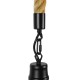 GloboStar® CRANE 01109 Vintage Industrial Κρεμαστό Φωτιστικό Οροφής Μονόφωτο 1 x E27 Μαύρο Μεταλλικό Καμπάνα Πλέγμα με Μπεζ Σχοινί Φ36 x Y25cm GloboStar® CRANE 01109 Vintage Industrial Κρεμαστό Φωτιστικό Οροφής Μονόφωτο 1 x E27 Μαύρο Μεταλλικό Καμπάνα Πλέγμα με Μπεζ Σχοινί Φ36 x Y25cm