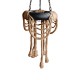 GloboStar® RUNNER 01115 Vintage Industrial Κρεμαστό Φωτιστικό Οροφής Πολύφωτο 6 x E27 Μαύρο με Μπεζ Σχοινί Φ45 x Y60cm GloboStar® RUNNER 01115 Vintage Industrial Κρεμαστό Φωτιστικό Οροφής Πολύφωτο 6 x E27 Μαύρο με Μπεζ Σχοινί Φ45 x Y60cm