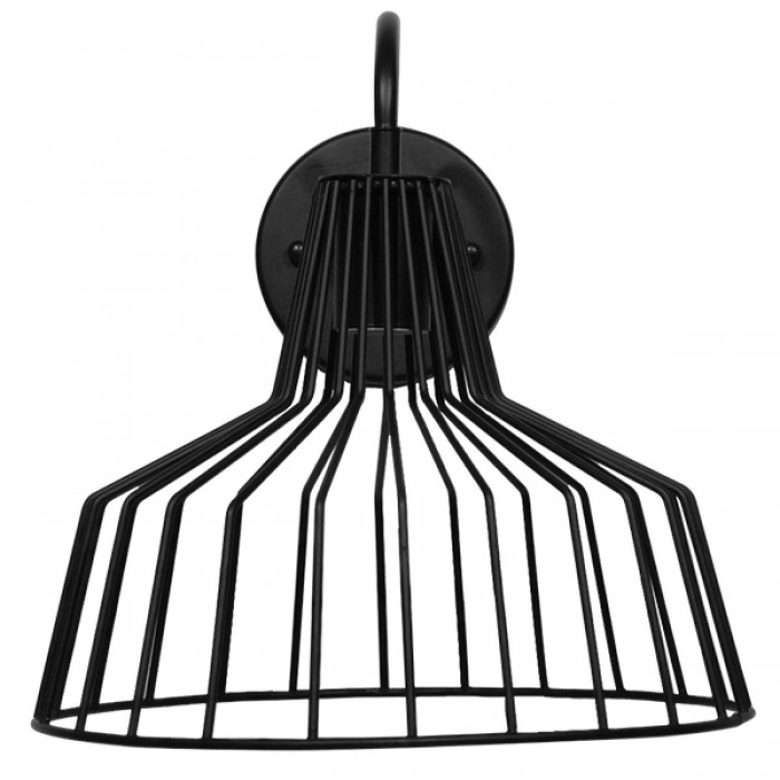 GloboStar® TRIUMPH 01117 Vintage Industrial Φωτιστικό Τοίχου Απλίκα Μονόφωτο Μαύρο Μεταλλικό Πλέγμα Καμπάνα Φ30 x Μ35 x Π30 x Υ32cm GloboStar® TRIUMPH 01117 Vintage Industrial Φωτιστικό Τοίχου Απλίκα Μονόφωτο Μαύρο Μεταλλικό Πλέγμα Καμπάνα Φ30 x Μ35 x Π30 x Υ32cm