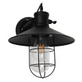 GloboStar® CELL 01118 Vintage Industrial Φωτιστικό Τοίχου Απλίκα Μονόφωτο Μαύρο Μεταλλικό Πλέγμα με Καμπάνα Φ27 x Μ33 x Π27 x Υ33cm GloboStar® CELL 01118 Vintage Industrial Φωτιστικό Τοίχου Απλίκα Μονόφωτο Μαύρο Μεταλλικό Πλέγμα με Καμπάνα Φ27 x Μ33 x Π27 x Υ33cm