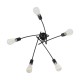 GloboStar® PAULELI 01127 Μοντέρνο Industrial Φωτιστικό Οροφής Πολύφωτο Μαύρο Μεταλλικό Φ58 x Y45cm GloboStar® PAULELI 01127 Μοντέρνο Industrial Φωτιστικό Οροφής Πολύφωτο Μαύρο Μεταλλικό Φ58 x Y45cm