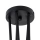 GloboStar® PAULELI 01127 Μοντέρνο Industrial Φωτιστικό Οροφής Πολύφωτο Μαύρο Μεταλλικό Φ58 x Y45cm GloboStar® PAULELI 01127 Μοντέρνο Industrial Φωτιστικό Οροφής Πολύφωτο Μαύρο Μεταλλικό Φ58 x Y45cm