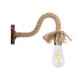 GloboStar® FLEDI 01134 Vintage Φωτιστικό Τοίχου Απλίκα Μονόφωτο Μπρούτζινο Σκουριά Μεταλλικό με Μπεζ Σχοινί Μ10 x Π25 x Υ15cm GloboStar® FLEDI 01134 Vintage Φωτιστικό Τοίχου Απλίκα Μονόφωτο Μπρούτζινο Σκουριά Μεταλλικό με Μπεζ Σχοινί Μ10 x Π25 x Υ15cm