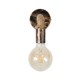 GloboStar® CENADEL 01135 Vintage Φωτιστικό Τοίχου Απλίκα Μονόφωτο 1 x E27 Μπρούτζινο Σκουριά Μεταλλικό με Μπεζ Σχοινί Μ29 x Π10 x Υ15cm GloboStar® CENADEL 01135 Vintage Φωτιστικό Τοίχου Απλίκα Μονόφωτο 1 x E27 Μπρούτζινο Σκουριά Μεταλλικό με Μπεζ Σχοινί Μ29 x Π10 x Υ15cm