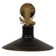 GloboStar® CARVIA 01136 Vintage Φωτιστικό Τοίχου Απλίκα Μονόφωτο Μπρούτζινο Σκουριά Μεταλλικό Καμπάνα με Μπεζ Σχοινί Φ27 x Μ50 x Π27 x Υ25cm GloboStar® CARVIA 01136 Vintage Φωτιστικό Τοίχου Απλίκα Μονόφωτο Μπρούτζινο Σκουριά Μεταλλικό Καμπάνα με Μπεζ Σχοινί Φ27 x Μ50 x Π27 x Υ25cm