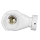 GloboStar® FIST 01137 Μοντέρνο Φωτιστικό Τοίχου Απλίκα Μονόφωτο Λευκό Γύψινο Μ15 x Π10 x Υ10cm GloboStar® FIST 01137 Μοντέρνο Φωτιστικό Τοίχου Απλίκα Μονόφωτο Λευκό Γύψινο Μ15 x Π10 x Υ10cm