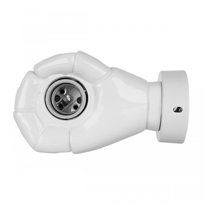 GloboStar® FIST 01137 Μοντέρνο Φωτιστικό Τοίχου Απλίκα Μονόφωτο Λευκό Γύψινο Μ15 x Π10 x Υ10cm GloboStar® FIST 01137 Μοντέρνο Φωτιστικό Τοίχου Απλίκα Μονόφωτο Λευκό Γύψινο Μ15 x Π10 x Υ10cm