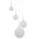 GloboStar® DORI 01144 Μοντέρνο Κρεμαστό Φωτιστικό Οροφής Πολύφωτο 4 x E27 Λευκό Γυάλινο Φ75 x Y52cm GloboStar® DORI 01144 Μοντέρνο Κρεμαστό Φωτιστικό Οροφής Πολύφωτο 4 x E27 Λευκό Γυάλινο Φ75 x Y52cm