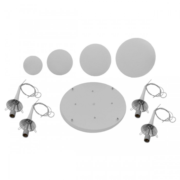 GloboStar® DORI 01144 Μοντέρνο Κρεμαστό Φωτιστικό Οροφής Πολύφωτο 4 x E27 Λευκό Γυάλινο Φ75 x Y52cm GloboStar® DORI 01144 Μοντέρνο Κρεμαστό Φωτιστικό Οροφής Πολύφωτο 4 x E27 Λευκό Γυάλινο Φ75 x Y52cm