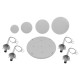 GloboStar® DORI 01144 Μοντέρνο Κρεμαστό Φωτιστικό Οροφής Πολύφωτο 4 x E27 Λευκό Γυάλινο Φ75 x Y52cm GloboStar® DORI 01144 Μοντέρνο Κρεμαστό Φωτιστικό Οροφής Πολύφωτο 4 x E27 Λευκό Γυάλινο Φ75 x Y52cm