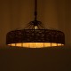 GloboStar® POLI 01147 Vintage Κρεμαστό Φωτιστικό Οροφής Μονόφωτο 1 x E27 Μαύρο Μεταλλικό με Μπεζ Σχοινί Φ50 x Y21cm GloboStar® POLI 01147 Vintage Κρεμαστό Φωτιστικό Οροφής Μονόφωτο 1 x E27 Μαύρο Μεταλλικό με Μπεζ Σχοινί Φ50 x Y21cm