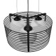 GloboStar® KEVIA 01150 Μοντέρνο Κρεμαστό Φωτιστικό Οροφής Τρίφωτο Μαύρο Μεταλλικό Πλέγμα με Καμπάνα απο Λευκό Γυαλί Φ40 x Y17.5cm GloboStar® KEVIA 01150 Μοντέρνο Κρεμαστό Φωτιστικό Οροφής Τρίφωτο Μαύρο Μεταλλικό Πλέγμα με Καμπάνα απο Λευκό Γυαλί Φ40 x Y17.5cm