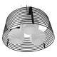 GloboStar® KEVIA 01150 Μοντέρνο Κρεμαστό Φωτιστικό Οροφής Τρίφωτο Μαύρο Μεταλλικό Πλέγμα με Καμπάνα απο Λευκό Γυαλί Φ40 x Y17.5cm GloboStar® KEVIA 01150 Μοντέρνο Κρεμαστό Φωτιστικό Οροφής Τρίφωτο Μαύρο Μεταλλικό Πλέγμα με Καμπάνα απο Λευκό Γυαλί Φ40 x Y17.5cm