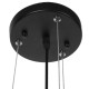 GloboStar® KEVIA 01150 Μοντέρνο Κρεμαστό Φωτιστικό Οροφής Τρίφωτο Μαύρο Μεταλλικό Πλέγμα με Καμπάνα απο Λευκό Γυαλί Φ40 x Y17.5cm GloboStar® KEVIA 01150 Μοντέρνο Κρεμαστό Φωτιστικό Οροφής Τρίφωτο Μαύρο Μεταλλικό Πλέγμα με Καμπάνα απο Λευκό Γυαλί Φ40 x Y17.5cm
