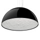 GloboStar® SERENIA BLACK 01151 Μοντέρνο Κρεμαστό Φωτιστικό Οροφής Μονόφωτο Μαύρο Γύψινο Καμπάνα Φ40 x Y19cm GloboStar® SERENIA BLACK 01151 Μοντέρνο Κρεμαστό Φωτιστικό Οροφής Μονόφωτο Μαύρο Γύψινο Καμπάνα Φ40 x Y19cm