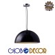 GloboStar® SERENIA BLACK 01151 Μοντέρνο Κρεμαστό Φωτιστικό Οροφής Μονόφωτο Μαύρο Γύψινο Καμπάνα Φ40 x Y19cm GloboStar® SERENIA BLACK 01151 Μοντέρνο Κρεμαστό Φωτιστικό Οροφής Μονόφωτο Μαύρο Γύψινο Καμπάνα Φ40 x Y19cm