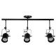 GloboStar® HOLLYWOOD 01155 Vintage Φωτιστικό Οροφής Τρίφωτο Μαύρο Μεταλλικό Ράγα Μ13 x Π78 x Υ38cm GloboStar® HOLLYWOOD 01155 Vintage Φωτιστικό Οροφής Τρίφωτο Μαύρο Μεταλλικό Ράγα Μ13 x Π78 x Υ38cm
