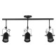 GloboStar® HOLLYWOOD 01155 Vintage Φωτιστικό Οροφής Τρίφωτο Μαύρο Μεταλλικό Ράγα Μ13 x Π78 x Υ38cm GloboStar® HOLLYWOOD 01155 Vintage Φωτιστικό Οροφής Τρίφωτο Μαύρο Μεταλλικό Ράγα Μ13 x Π78 x Υ38cm