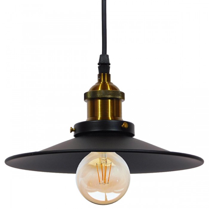 GloboStar® CARAVEL 01167 Vintage Industrial Κρεμαστό Φωτιστικό Οροφής Μονόφωτο Μαύρο Μεταλλικό Καμπάνα Φ22 x Y13cm GloboStar® CARAVEL 01167 Vintage Industrial Κρεμαστό Φωτιστικό Οροφής Μονόφωτο Μαύρο Μεταλλικό Καμπάνα Φ22 x Y13cm