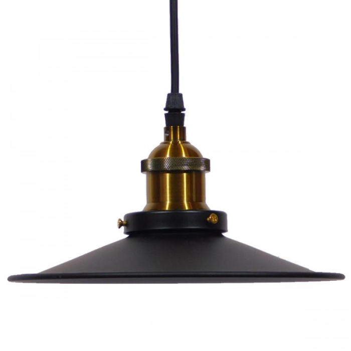 GloboStar® CARAVEL 01167 Vintage Industrial Κρεμαστό Φωτιστικό Οροφής Μονόφωτο Μαύρο Μεταλλικό Καμπάνα Φ22 x Y13cm GloboStar® CARAVEL 01167 Vintage Industrial Κρεμαστό Φωτιστικό Οροφής Μονόφωτο Μαύρο Μεταλλικό Καμπάνα Φ22 x Y13cm