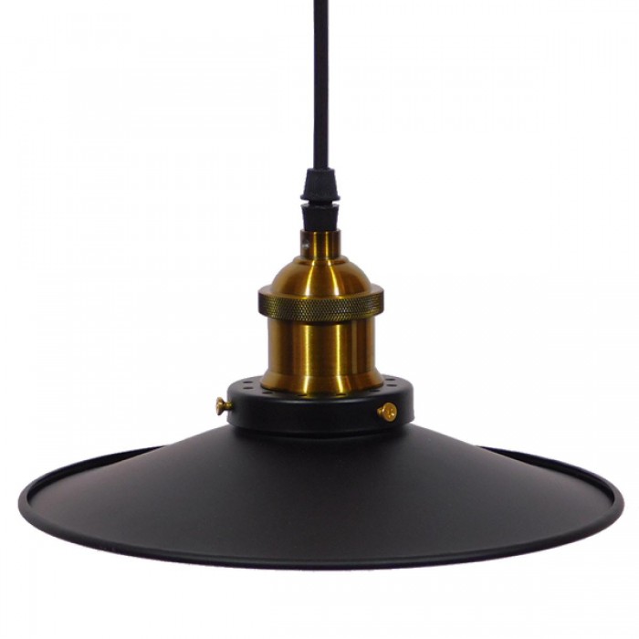 GloboStar® CARAVEL 01167 Vintage Industrial Κρεμαστό Φωτιστικό Οροφής Μονόφωτο Μαύρο Μεταλλικό Καμπάνα Φ22 x Y13cm GloboStar® CARAVEL 01167 Vintage Industrial Κρεμαστό Φωτιστικό Οροφής Μονόφωτο Μαύρο Μεταλλικό Καμπάνα Φ22 x Y13cm