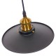 GloboStar® CARAVEL 01167 Vintage Industrial Κρεμαστό Φωτιστικό Οροφής Μονόφωτο Μαύρο Μεταλλικό Καμπάνα Φ22 x Y13cm GloboStar® CARAVEL 01167 Vintage Industrial Κρεμαστό Φωτιστικό Οροφής Μονόφωτο Μαύρο Μεταλλικό Καμπάνα Φ22 x Y13cm
