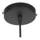 GloboStar® CARAVEL 01167 Vintage Industrial Κρεμαστό Φωτιστικό Οροφής Μονόφωτο Μαύρο Μεταλλικό Καμπάνα Φ22 x Y13cm GloboStar® CARAVEL 01167 Vintage Industrial Κρεμαστό Φωτιστικό Οροφής Μονόφωτο Μαύρο Μεταλλικό Καμπάνα Φ22 x Y13cm