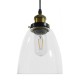 GloboStar® WICKHAM 01168 Vintage Κρεμαστό Φωτιστικό Οροφής Μονόφωτο 1 x E27 Γυάλινο Καμπάνα Φ14 x Y23cm GloboStar® WICKHAM 01168 Vintage Κρεμαστό Φωτιστικό Οροφής Μονόφωτο 1 x E27 Γυάλινο Καμπάνα Φ14 x Y23cm