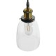 GloboStar® WICKHAM 01168 Vintage Κρεμαστό Φωτιστικό Οροφής Μονόφωτο 1 x E27 Γυάλινο Καμπάνα Φ14 x Y23cm GloboStar® WICKHAM 01168 Vintage Κρεμαστό Φωτιστικό Οροφής Μονόφωτο 1 x E27 Γυάλινο Καμπάνα Φ14 x Y23cm