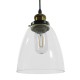 GloboStar® WICKHAM 01168 Vintage Κρεμαστό Φωτιστικό Οροφής Μονόφωτο 1 x E27 Γυάλινο Καμπάνα Φ14 x Y23cm GloboStar® WICKHAM 01168 Vintage Κρεμαστό Φωτιστικό Οροφής Μονόφωτο 1 x E27 Γυάλινο Καμπάνα Φ14 x Y23cm