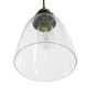GloboStar® WICKHAM 01168 Vintage Κρεμαστό Φωτιστικό Οροφής Μονόφωτο 1 x E27 Γυάλινο Καμπάνα Φ14 x Y23cm GloboStar® WICKHAM 01168 Vintage Κρεμαστό Φωτιστικό Οροφής Μονόφωτο 1 x E27 Γυάλινο Καμπάνα Φ14 x Y23cm
