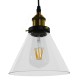 GloboStar® CONE 01169 Vintage Κρεμαστό Φωτιστικό Οροφής Μονόφωτο 1 x E27 Γυάλινο Καμπάνα Φ18 x Y20cm GloboStar® CONE 01169 Vintage Κρεμαστό Φωτιστικό Οροφής Μονόφωτο 1 x E27 Γυάλινο Καμπάνα Φ18 x Y20cm