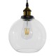 GloboStar® COLLINS 01170 Vintage Κρεμαστό Φωτιστικό Οροφής Μονόφωτο 1 x E27 Γυάλινο Καμπάνα Φ18 x Y25cm GloboStar® COLLINS 01170 Vintage Κρεμαστό Φωτιστικό Οροφής Μονόφωτο 1 x E27 Γυάλινο Καμπάνα Φ18 x Y25cm
