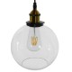 GloboStar® COLLINS 01170 Vintage Κρεμαστό Φωτιστικό Οροφής Μονόφωτο 1 x E27 Γυάλινο Καμπάνα Φ18 x Y25cm GloboStar® COLLINS 01170 Vintage Κρεμαστό Φωτιστικό Οροφής Μονόφωτο 1 x E27 Γυάλινο Καμπάνα Φ18 x Y25cm
