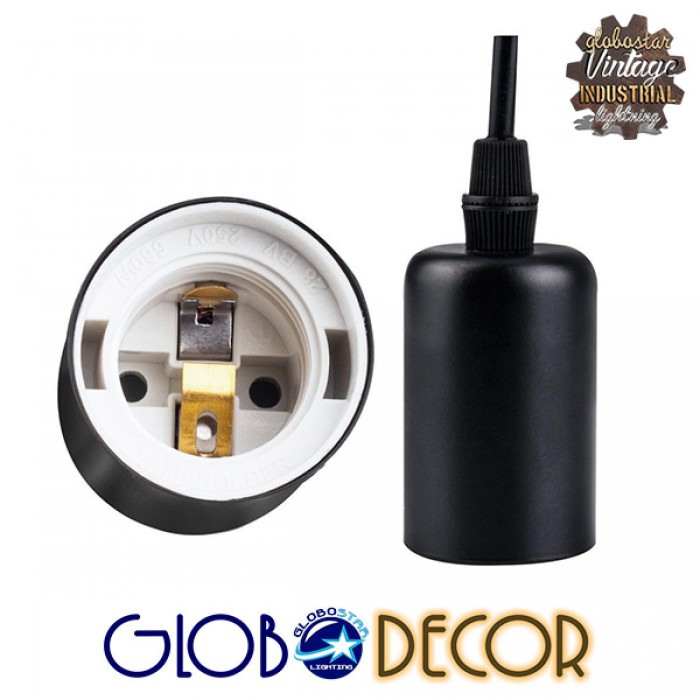 GloboStar® WIRED 01173 Vintage Φωτιστικό Οροφής Πολύφωτο Μαύρο GloboStar® WIRED 01173 Vintage Φωτιστικό Οροφής Πολύφωτο Μαύρο