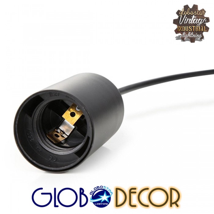 GloboStar® WIRED 01173 Vintage Φωτιστικό Οροφής Πολύφωτο Μαύρο GloboStar® WIRED 01173 Vintage Φωτιστικό Οροφής Πολύφωτο Μαύρο