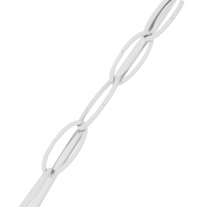 GloboStar® LARKIN 01174 Vintage Κρεμαστό Φωτιστικό Οροφής Μονόφωτο 1 x E27 Λευκό Μεταλλικό Καμπάνα Φ31 x Y30cm