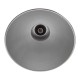 GloboStar® LOUVE 01176 Vintage Industrial Κρεμαστό Φωτιστικό Οροφής Μονόφωτο Μαύρο Μεταλλικό Καμπάνα Φ39 x Y32cm