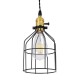GloboStar® GALOT 01179 Vintage Industrial Κρεμαστό Φωτιστικό Οροφής Μονόφωτο 1 x E27 Μαύρο Μεταλλικό Πλέγμα Φ13.5 x Υ16cm GloboStar® GALOT 01179 Vintage Industrial Κρεμαστό Φωτιστικό Οροφής Μονόφωτο 1 x E27 Μαύρο Μεταλλικό Πλέγμα Φ13.5 x Υ16cm