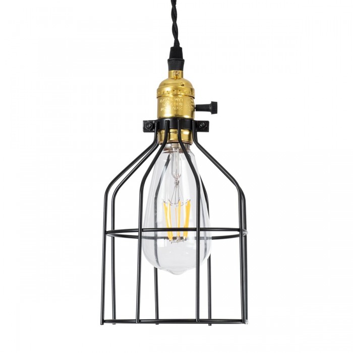GloboStar® GALOT 01179 Vintage Industrial Κρεμαστό Φωτιστικό Οροφής Μονόφωτο 1 x E27 Μαύρο Μεταλλικό Πλέγμα Φ13.5 x Υ16cm GloboStar® GALOT 01179 Vintage Industrial Κρεμαστό Φωτιστικό Οροφής Μονόφωτο 1 x E27 Μαύρο Μεταλλικό Πλέγμα Φ13.5 x Υ16cm