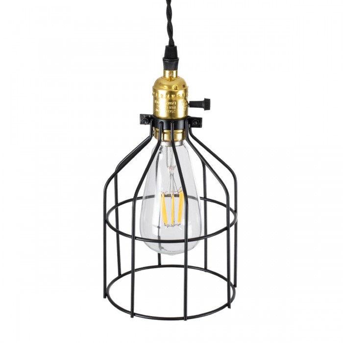 GloboStar® GALOT 01179 Vintage Industrial Κρεμαστό Φωτιστικό Οροφής Μονόφωτο 1 x E27 Μαύρο Μεταλλικό Πλέγμα Φ13.5 x Υ16cm GloboStar® GALOT 01179 Vintage Industrial Κρεμαστό Φωτιστικό Οροφής Μονόφωτο 1 x E27 Μαύρο Μεταλλικό Πλέγμα Φ13.5 x Υ16cm