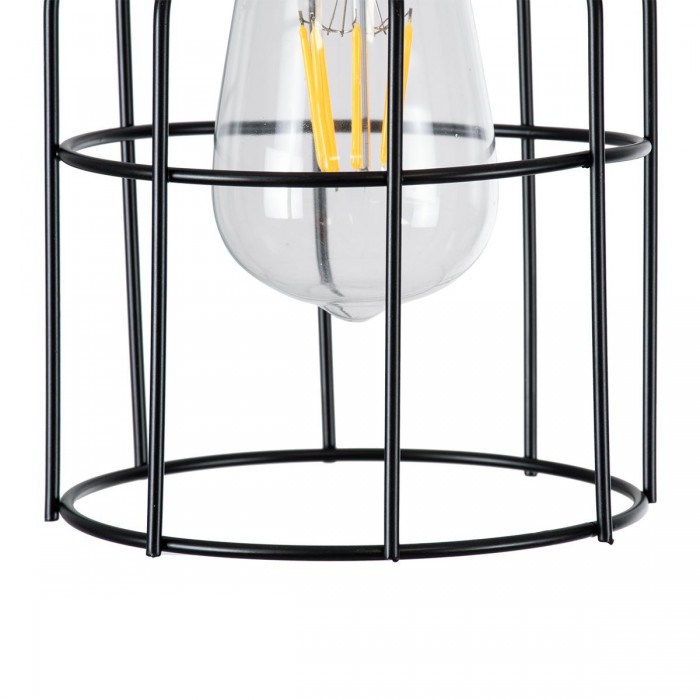 GloboStar® GALOT 01179 Vintage Industrial Κρεμαστό Φωτιστικό Οροφής Μονόφωτο 1 x E27 Μαύρο Μεταλλικό Πλέγμα Φ13.5 x Υ16cm GloboStar® GALOT 01179 Vintage Industrial Κρεμαστό Φωτιστικό Οροφής Μονόφωτο 1 x E27 Μαύρο Μεταλλικό Πλέγμα Φ13.5 x Υ16cm