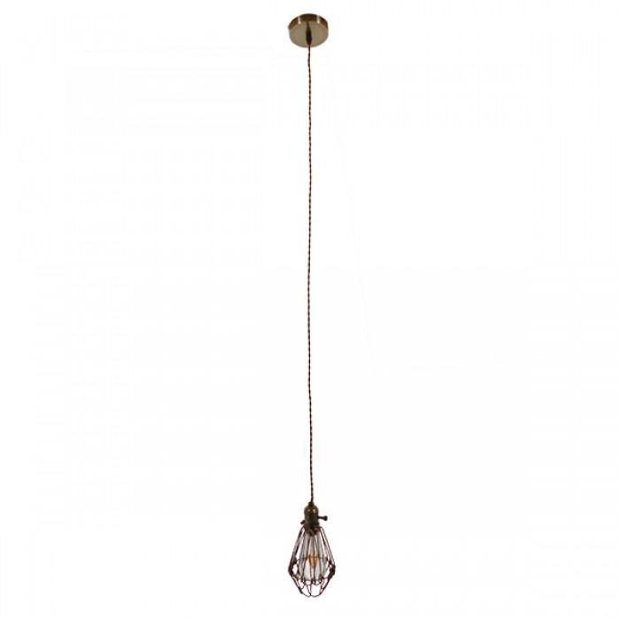 GloboStar® FLOWER IRON RUST 01180 Vintage Industrial Κρεμαστό Φωτιστικό Οροφής Μονόφωτο Καφέ Σκουριά Μεταλλικό Πλέγμα Φ10 x Y20cm GloboStar® FLOWER IRON RUST 01180 Vintage Industrial Κρεμαστό Φωτιστικό Οροφής Μονόφωτο Καφέ Σκουριά Μεταλλικό Πλέγμα Φ10 x Y20cm