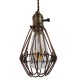 GloboStar® FLOWER IRON RUST 01180 Vintage Industrial Κρεμαστό Φωτιστικό Οροφής Μονόφωτο Καφέ Σκουριά Μεταλλικό Πλέγμα Φ10 x Y20cm GloboStar® FLOWER IRON RUST 01180 Vintage Industrial Κρεμαστό Φωτιστικό Οροφής Μονόφωτο Καφέ Σκουριά Μεταλλικό Πλέγμα Φ10 x Y20cm
